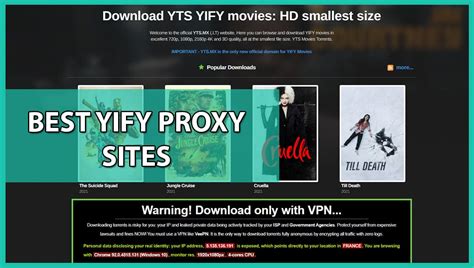 yify tv proxy|YIFY Proxy Sites List – Fastest Mirror Sites (Daily。